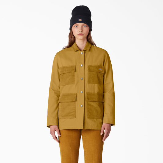 Dickies - #FJR01 Women’s Reworked Chore Coat, Bronze Mist work jacket - cold weather protection