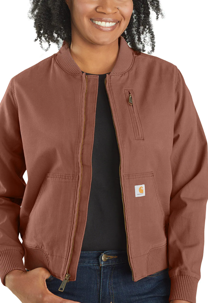 Carhartt® Women's Rugged Flex® Relaxed-Fit Canvas Double-Front