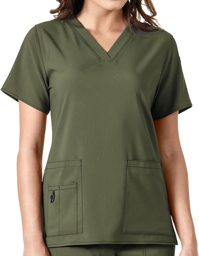 Carhartt  #C12110 Women's FORCE CROSS-FLEX V-Neck Tech Scrub Top