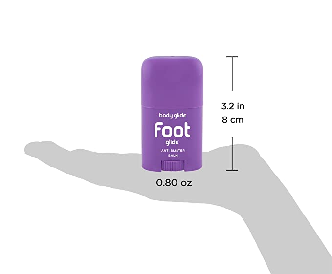 Body Glide Foot Glide Anti Blister Balm, 22g: blister prevention for heels,  shoes, cleats, boots, socks, and sandals. Use on toes, heel, ankle, arch,  sole and ball of foot : : Health & Personal Care