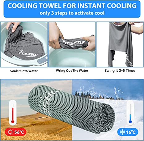 Cooling Towel, Cooling Towels for Neck,40 x 12Ice Towel for Instant – SHE  WORX Supply
