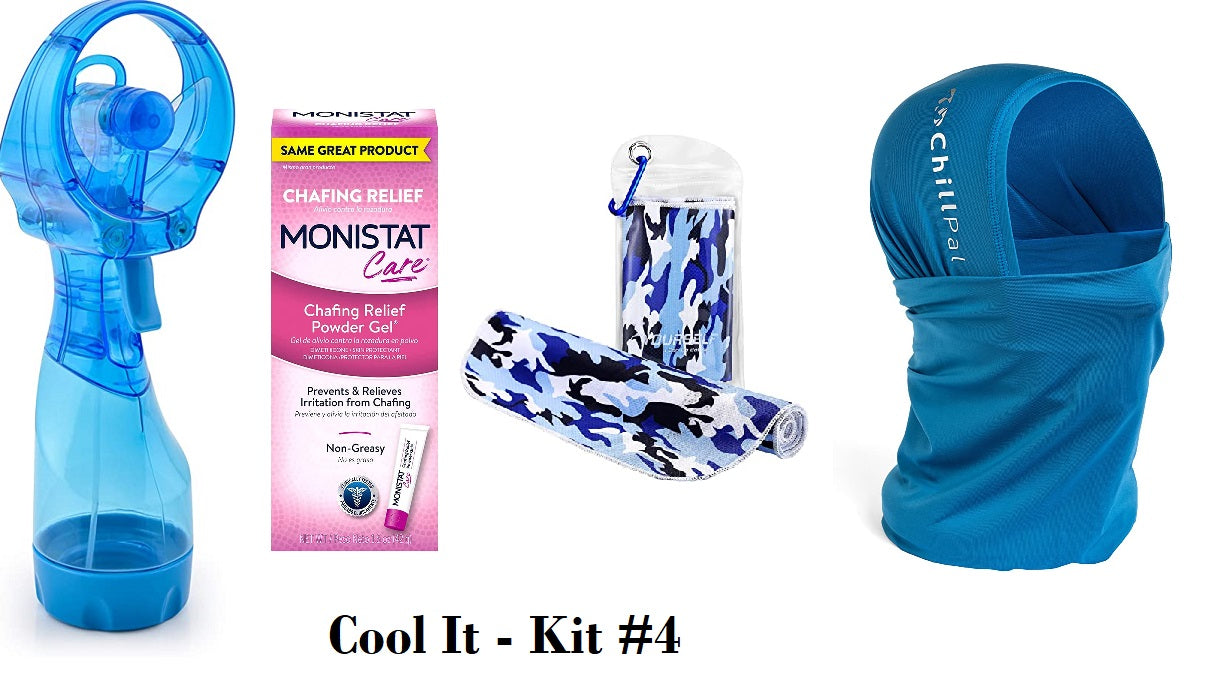 Cool It Kit #4 - in shades of Blue  -  Personal care, cooling items for hot days on the job!