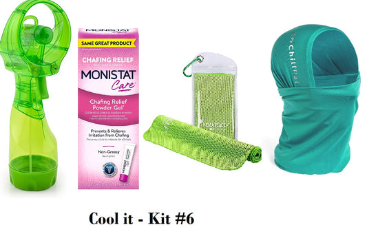 Cool It Kit #6 - in shades of Green  -  Personal care, cooling items for hot days on the job!