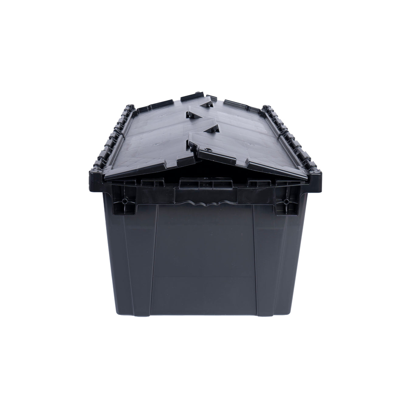 Monoflo International - DCNA02-271712  27 x 17 x 12 – Handheld Attached Lid Container - available in Gray, Black, Blue, Green and Red.