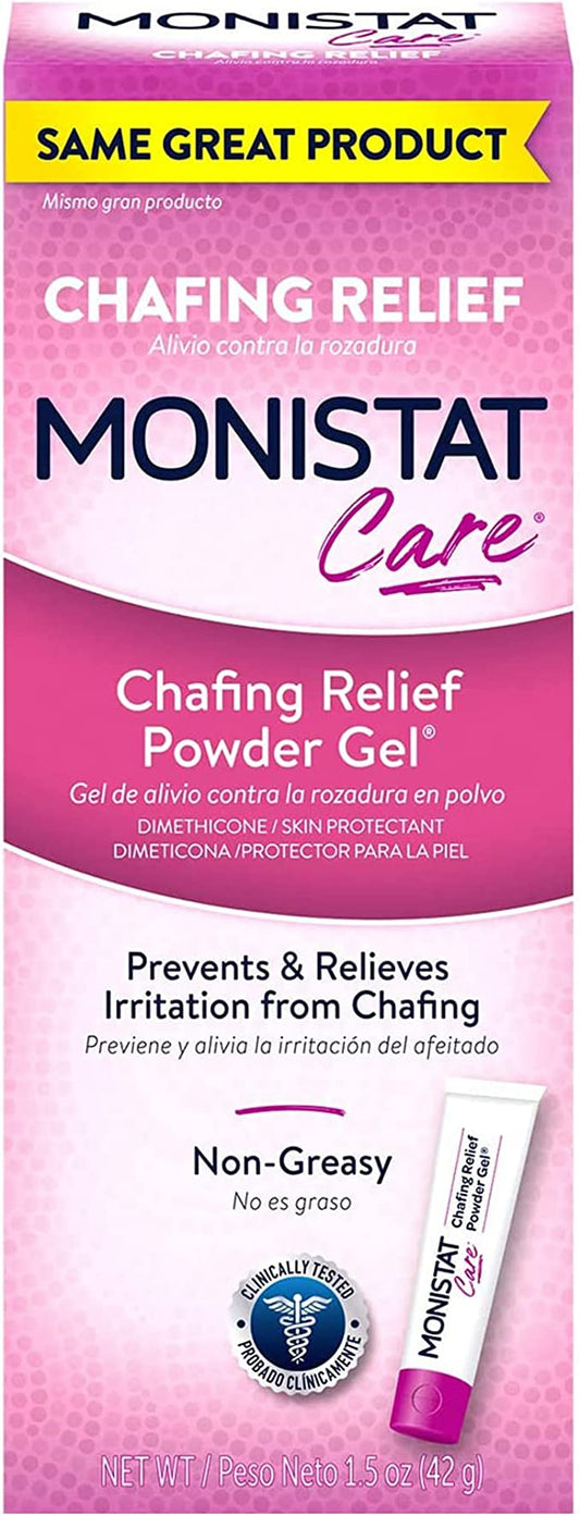 Monistat Care Chafing Relief Powder Gel, Anti Protection, 1.5 Oz