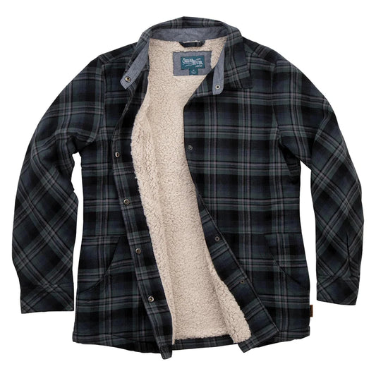 Sugar River - #236195 Made for the Curvy Girl - Women's Sherpa-Lined Shirt Jacket, work shirt, warm