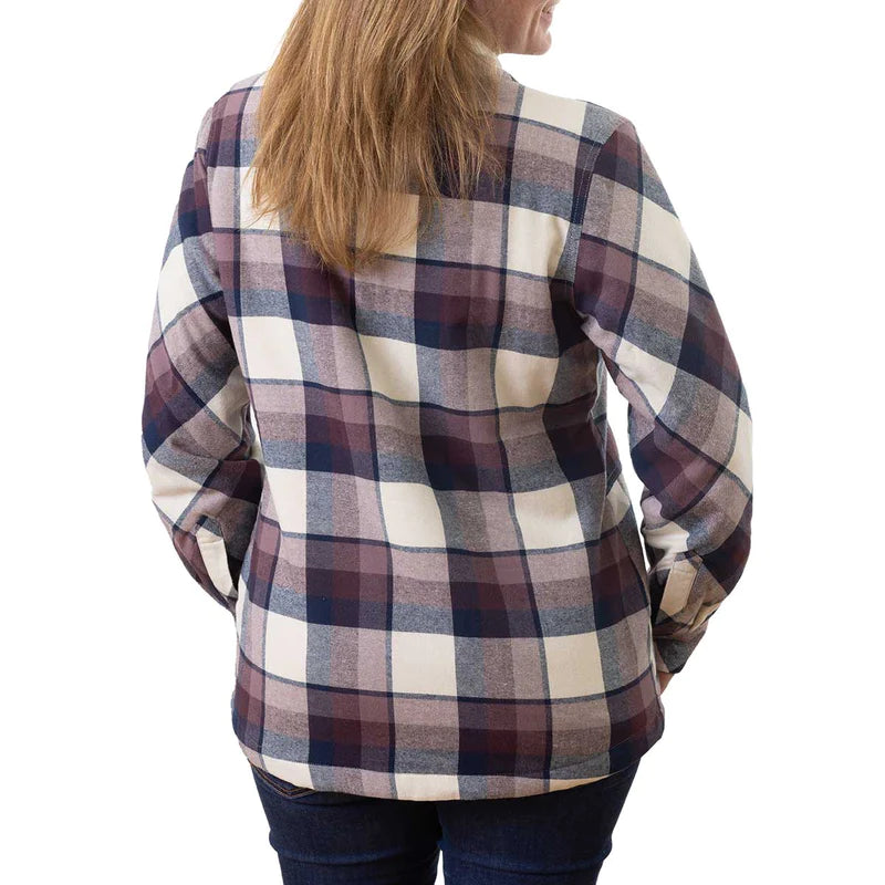 Sugar River -  #236195  Made for the Curvy Girl - Women's Sherpa-Lined Shirt Jacket, work shirt, warm