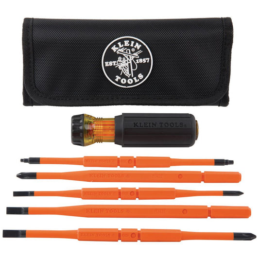 KLEIN TOOLS - 8-in-1 Insulated Interchangeable Screwdriver Set - 32288