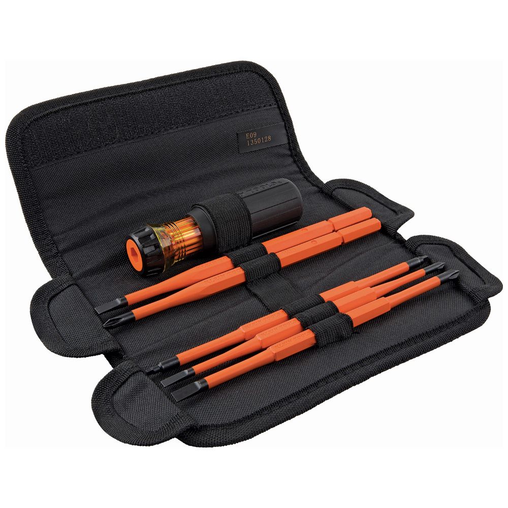 KLEIN TOOLS - 8-in-1 Insulated Interchangeable Screwdriver Set - 32288