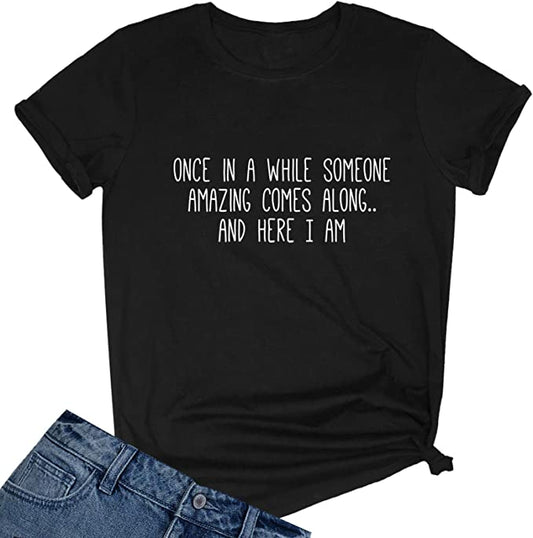 Graphic Tee - #9001049B - Someone Amazing - Black
