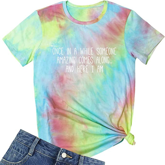 Graphic Tee - #900104TD01 - Someone Amazing - Tie Dye - 01
