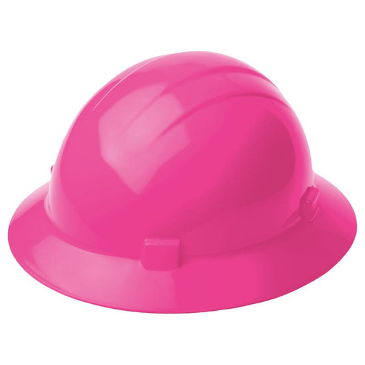 ERB - HI VIZ PINK WEL19199HP-AMFB MRT STK - AMERICANA FULL BRIM RATCHET HARD HAT
