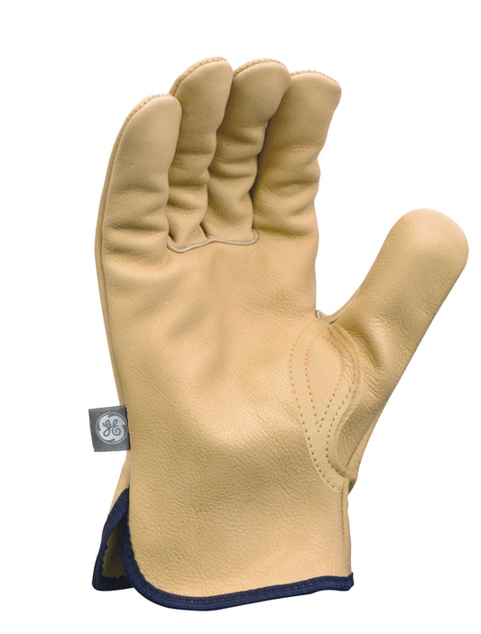 GE PPE - WATERPROOF COW GRAIN LEATHER DRIVER GLOVE - GG301