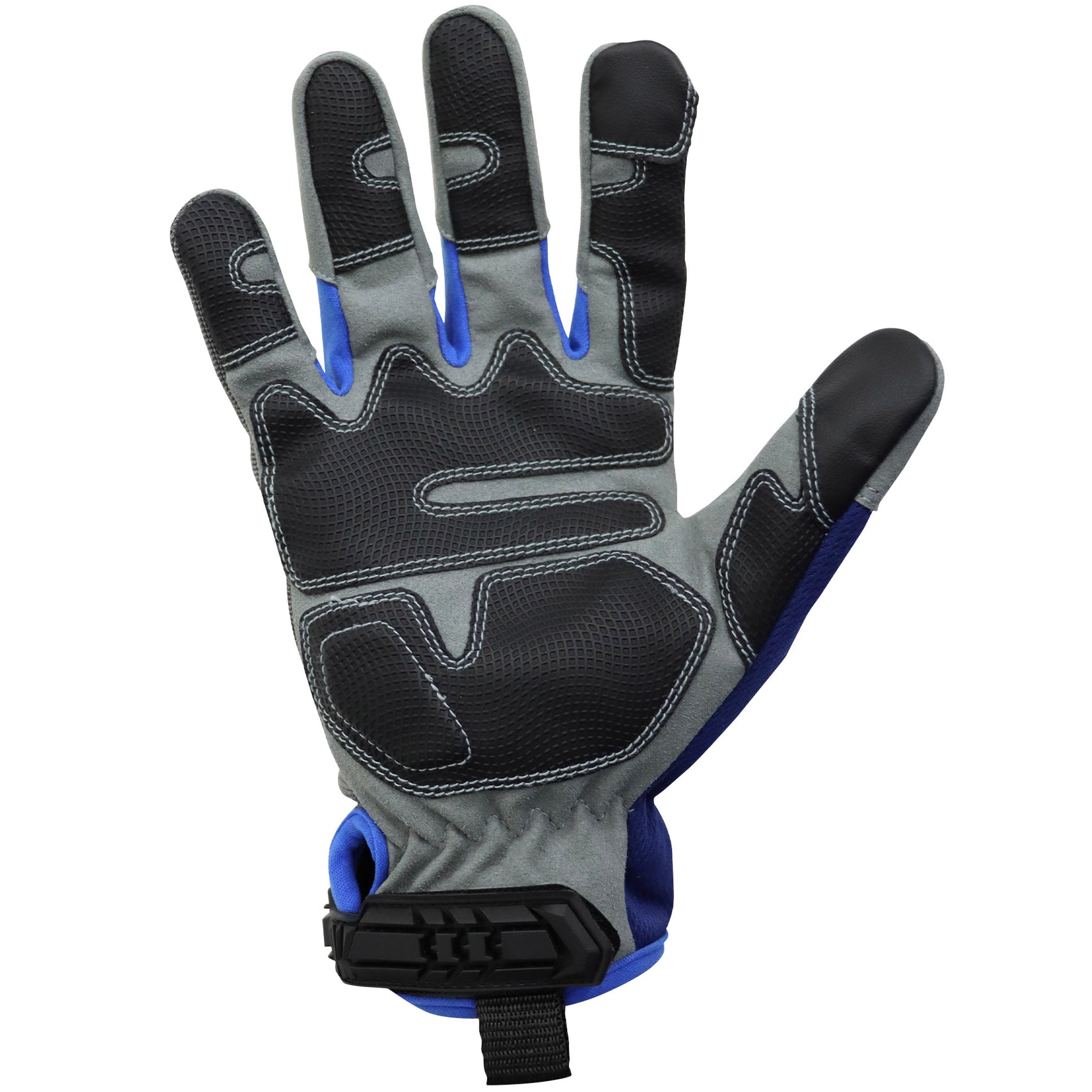 GE PPE  -  #GG411  PRO Mechanics Gloves Hand Protection w/Velcro Cuff  - Impact Resistant Gloves
