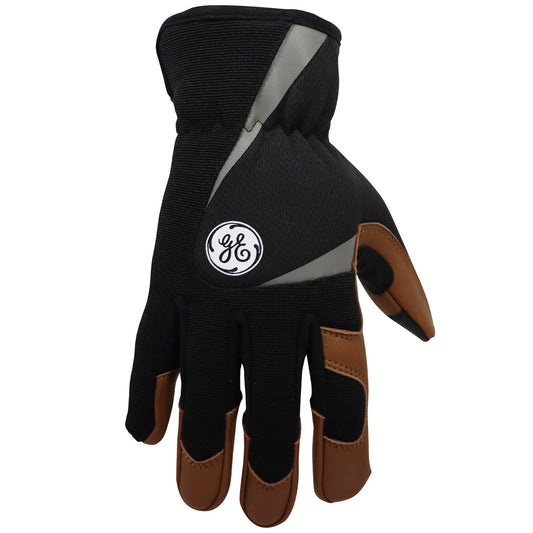 GE PPE - #GG419 PRO Mechanics Gloves Hand Protection Genuine Goat Leather- Impact Resistant Gloves