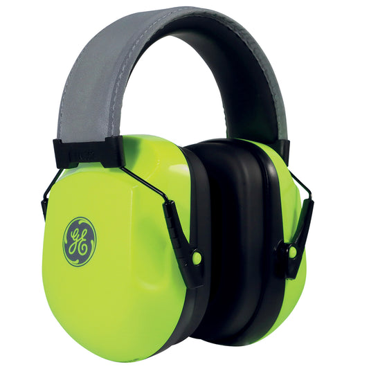 GE PPE - #GM452HV Hearing Protection High Visibility Protective Earmuff PADDED 27NRR