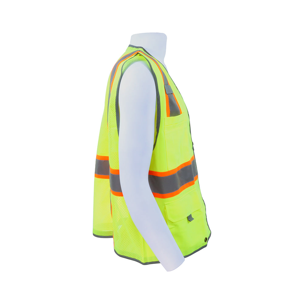 GE PPE - GV086 - Heavy Duty Engineer Vest with Contrasting Trims