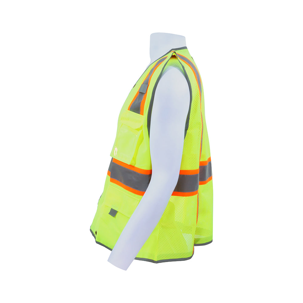 GE PPE - GV086 - Heavy Duty Engineer Vest with Contrasting Trims