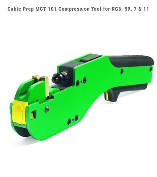 CABLE PREP - Cable Prep MCT-101 Compression Tool for RG6, 59, 7 & 11 - MCT-101