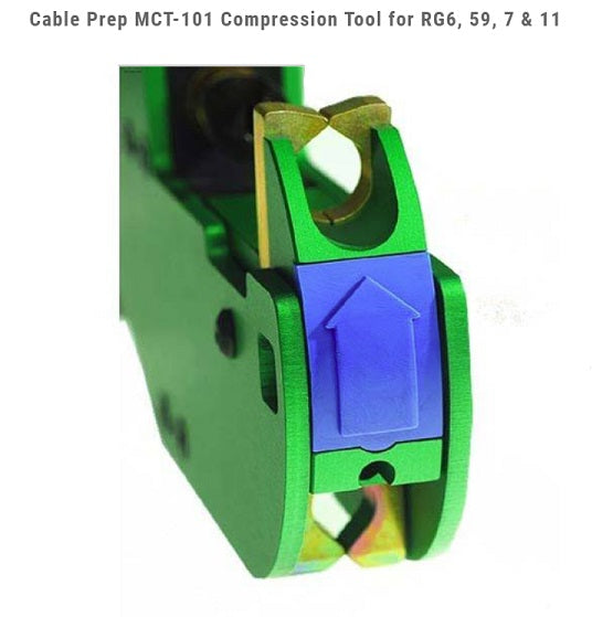 CABLE PREP - Cable Prep MCT-101 Compression Tool for RG6, 59, 7 & 11 - MCT-101