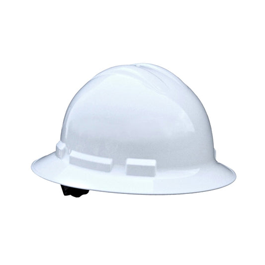 RADIANS - Full Brim Hard Hat 6-Point Ratchet - White - RAD-QHR6