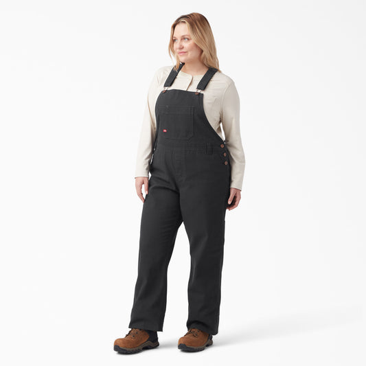 Dickies - #FBW206 - Made to Fit the Curvy Girl - Women's Plus Relaxed Fit Straight Leg Bib Overalls