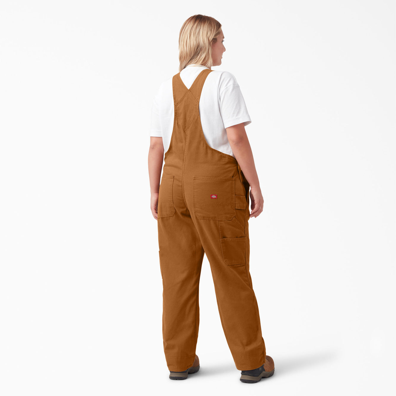 Dickies  -  #FBW206 - Made to Fit the Curvy Girl - Women's Plus Relaxed Fit Straight Leg Bib Overalls