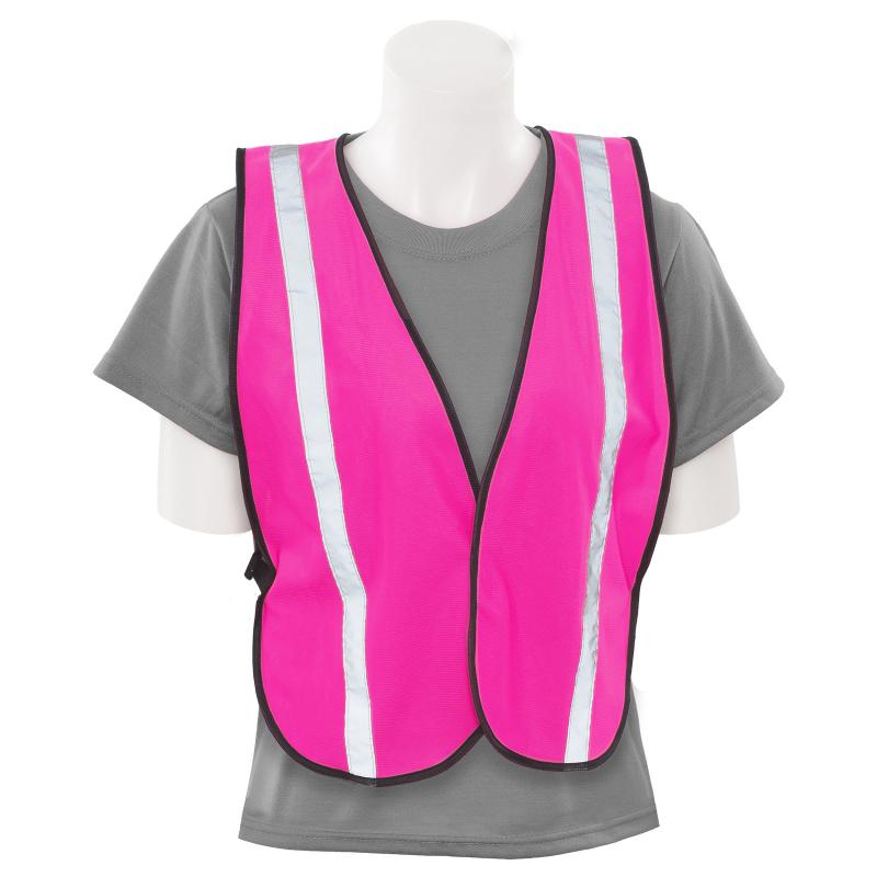 ERB - S102 VEST - Hi Viz Pink Safety Vest - NON-ANSI VEST