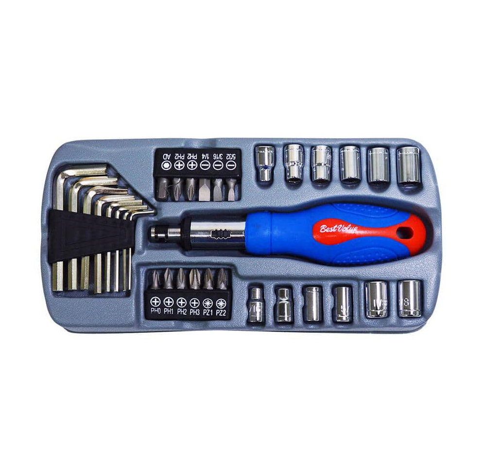 BEST VALUE - 1/4 in. Socket and Tool Set (37-Piece) - H0183002