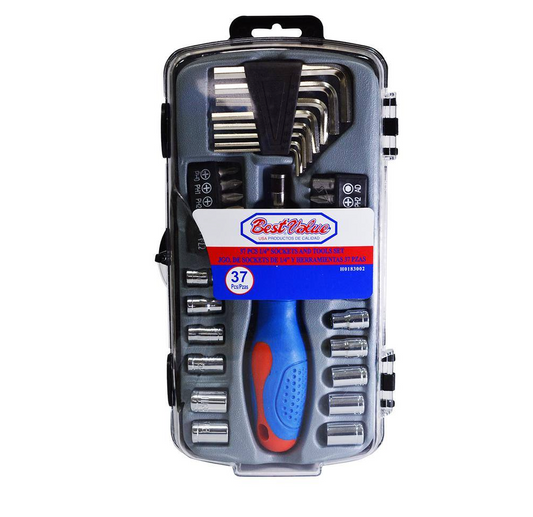 BEST VALUE - 1/4 in. Socket and Tool Set (37-Piece) - H0183002