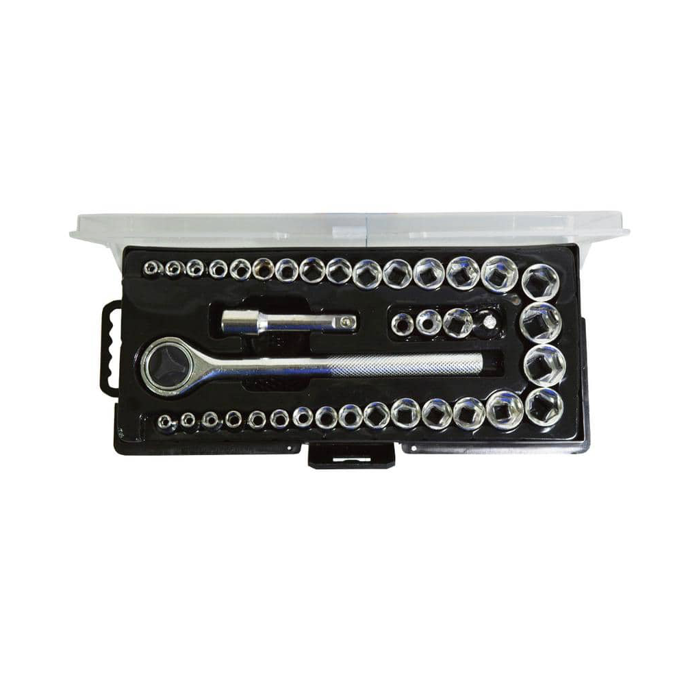 BEST VALUE - 1/4 and 3/8 in. Socket Set (40-Piece) - H0183005