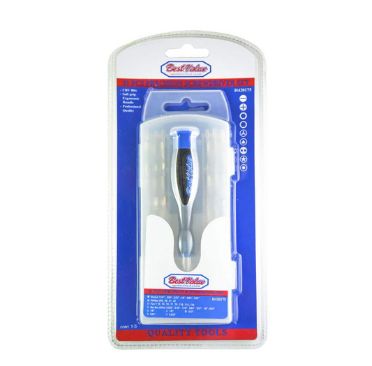 BEST VALUE - Precision Screwdriver Hand Tool Set SAE (31-Piece) - H420175