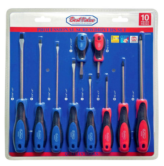 BEST VALUE - Screwdriver Set (10-Piece) - H420552