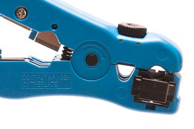 ICC - Rotary Stripper Tool for Voice & Data, Security, Coax & A/V Cable - 93-100-399